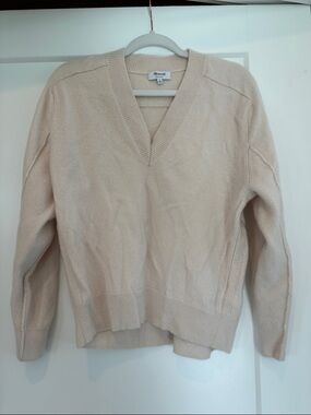Madewell V-Neck Cashmere Sweater